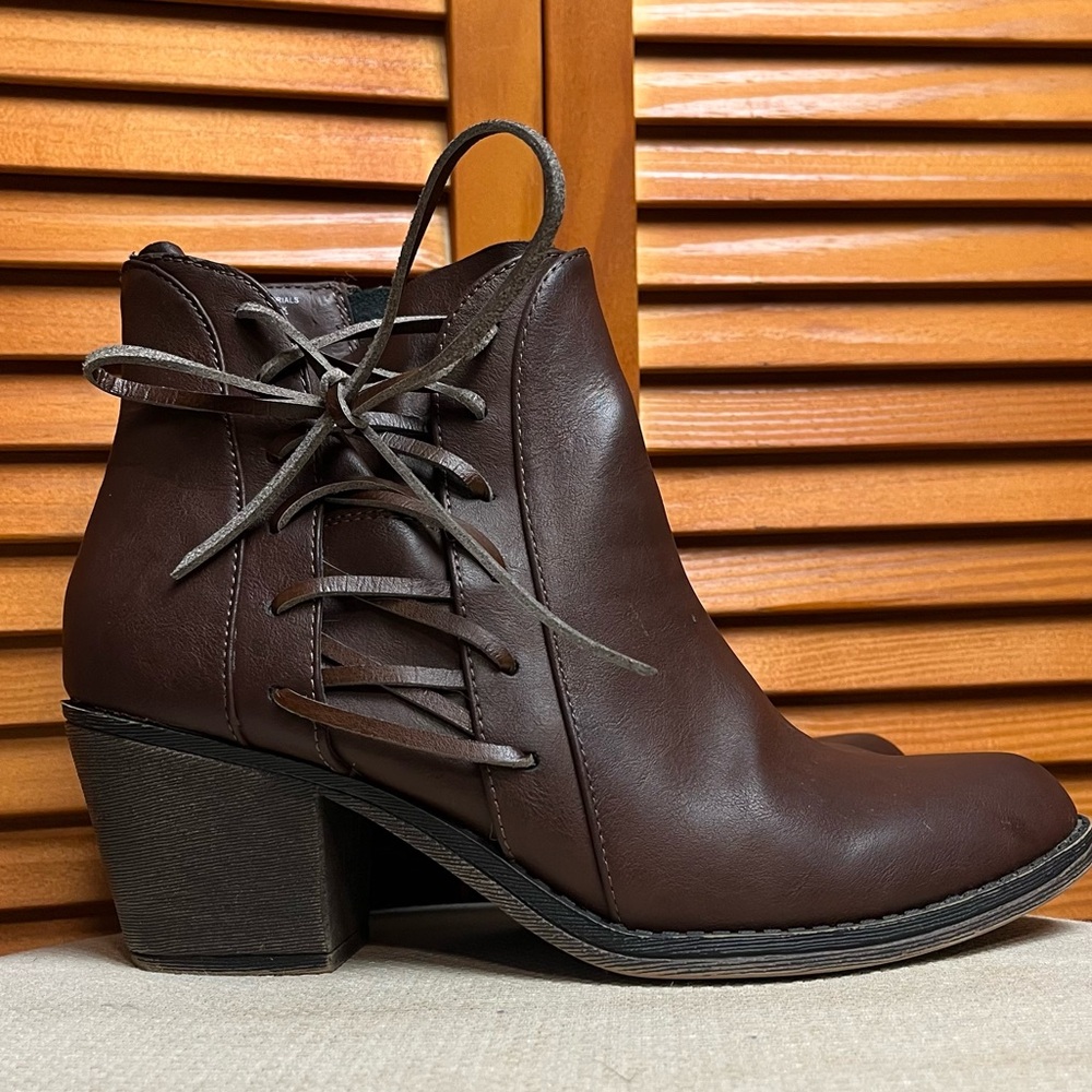Route 66 Brown Ankle Boots